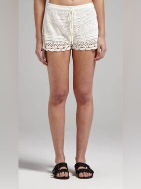 Joie Maera Crochet beige Women’s Shorts size medium